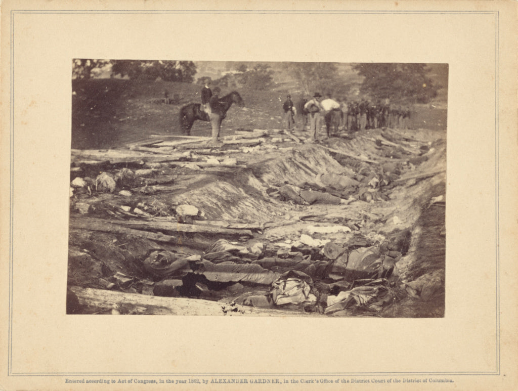 Alexander Gardner:[View of Ditch, Battlefield of Antietam],16x12"(A3)Poster