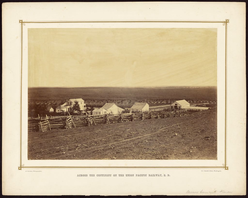Alexander Gardner:[Moore's Summit, Kansas], Poster Print Wall Art