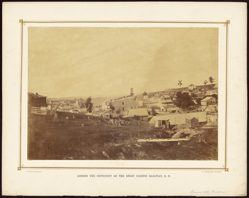 Alexander Gardner:[Kansas City, Missouri], Poster Print Wall Art