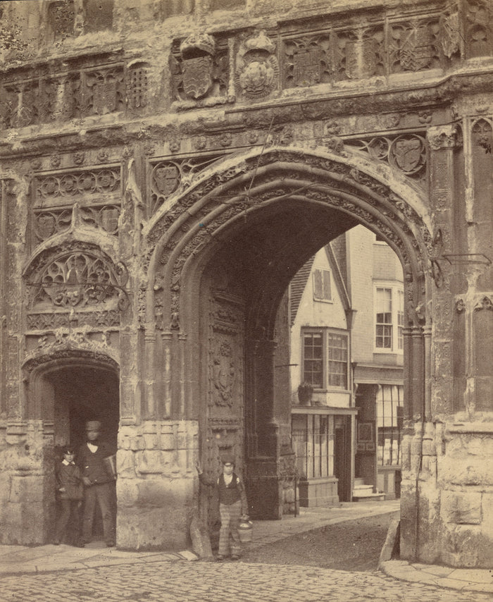 Francis Bedford:[The Gateway, Canterbury],16x12