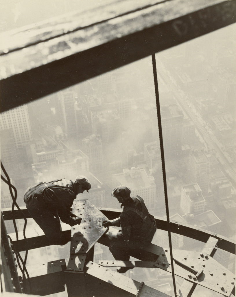 Lewis W. Hine:Empire State Building, New York, Poster Print Wall Art