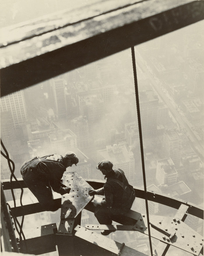 Lewis W. Hine:Empire State Building, New York,16x12