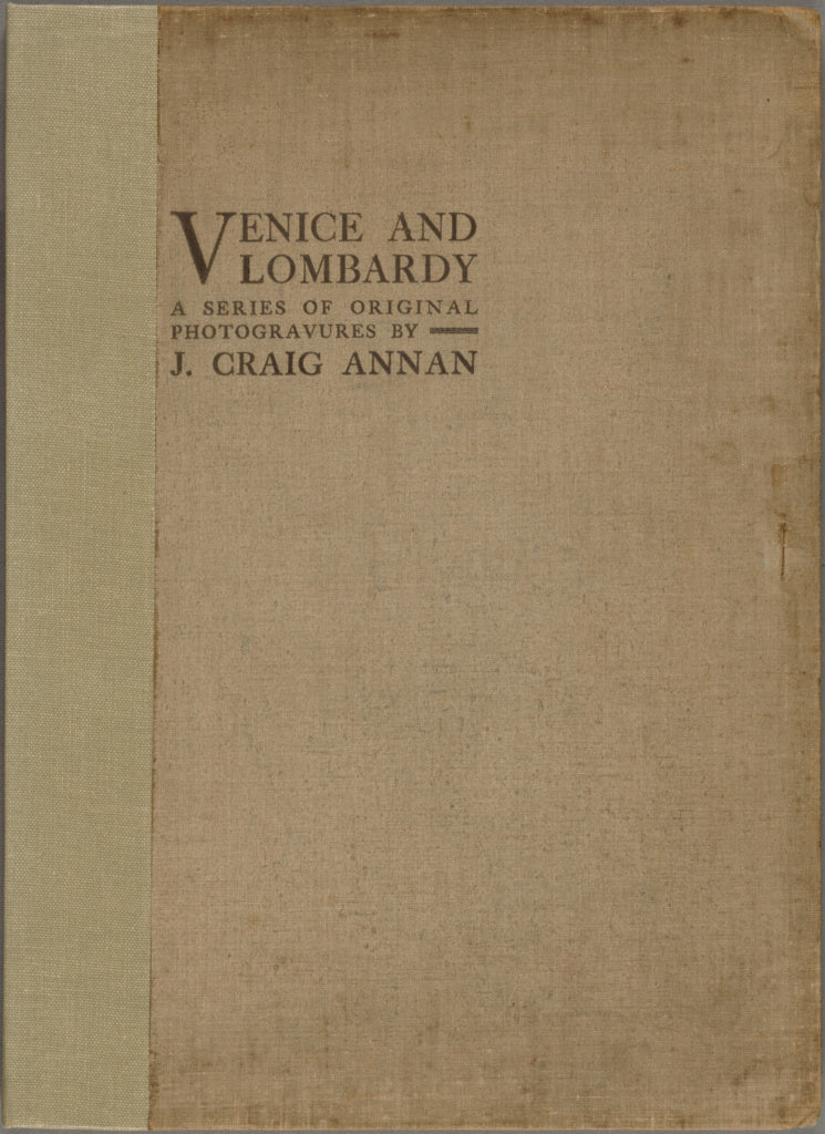 James Craig Annan:Venice and Lombardy: A Series of Original ,16x12"(A3)Poster