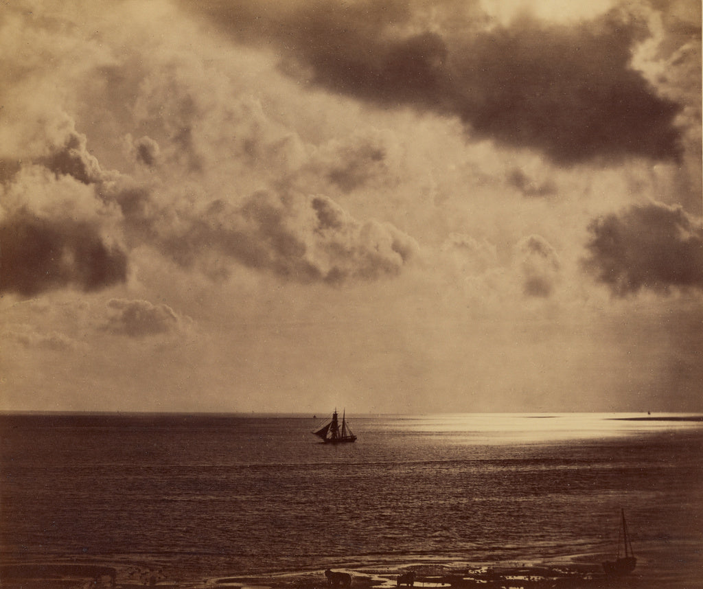 Gustave Le Gray:[Ship Upon the Water (Brick sur l'eau)], Poster Print Wall Art