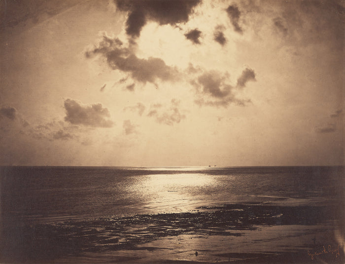 Gustave Le Gray:An Effect of Sunlight - Ocean No. 23,16x12