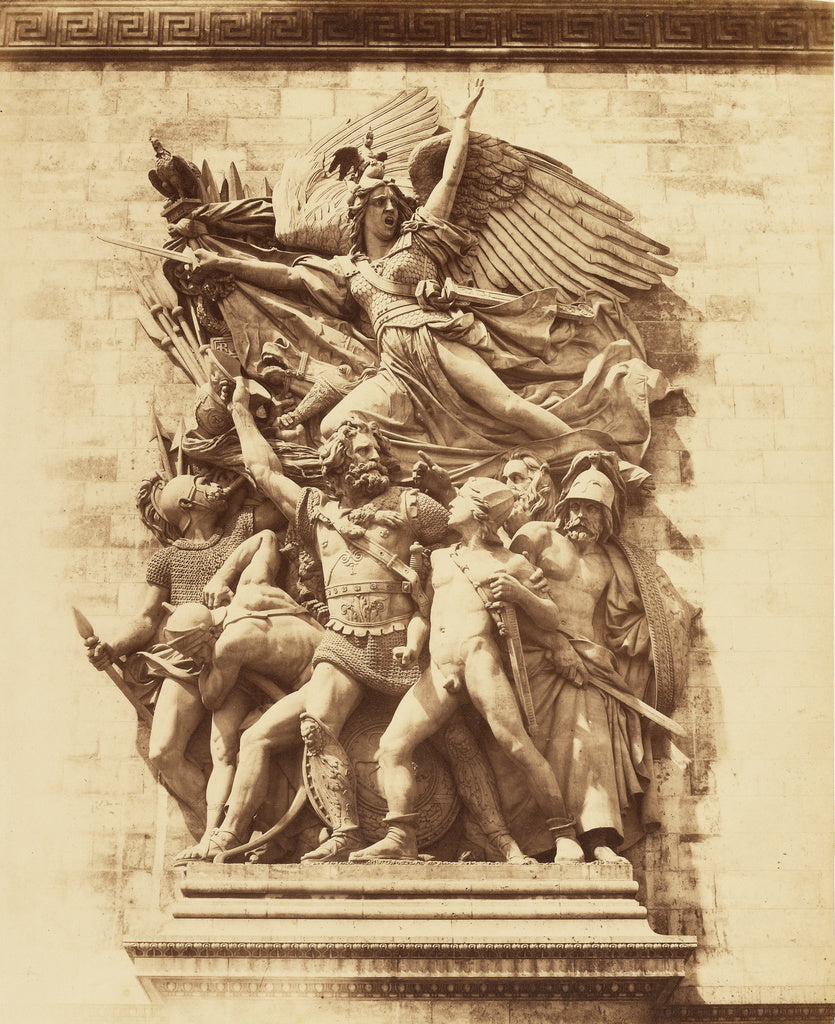Gustave Le GrayAttributed to:["Marseillaise," Arc de Triomph, Poster Print Wall Art