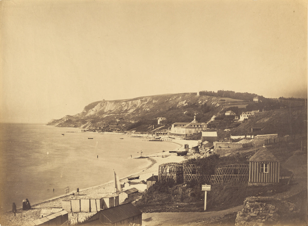 Gustave Le Gray:[Le Havre, la plage vers Sainte-Adresse et l, Poster Print Wall Art