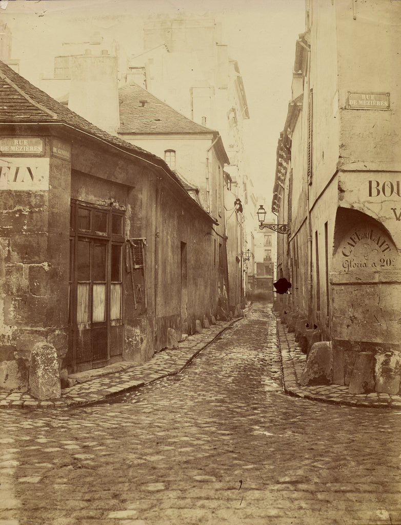 Charles Marville:[Rue du Gindre (partie de la rue Madame). V, Poster Print Wall Art