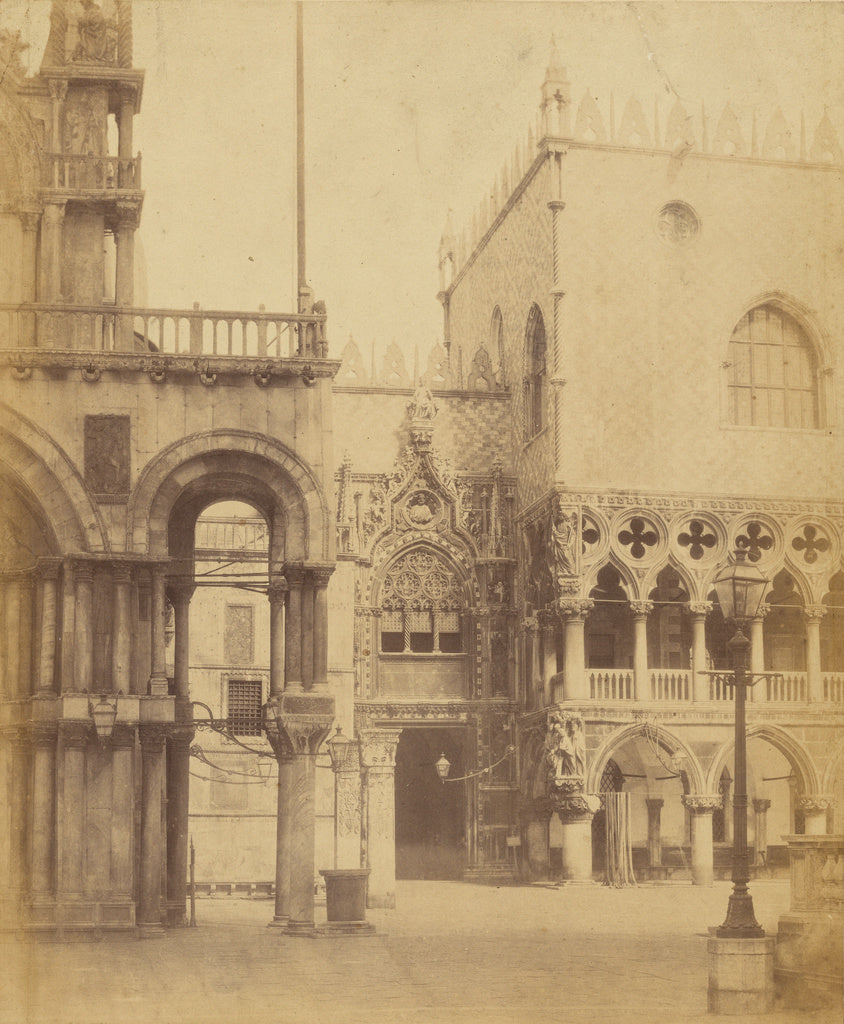 Charles Marville:[Doges Palace, Venice], Poster Print Wall Art