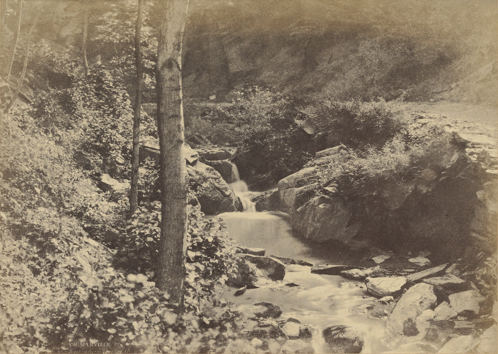 Charles Marville:[La Vallée Suisse à St. Goarshausen], Poster Print Wall Art