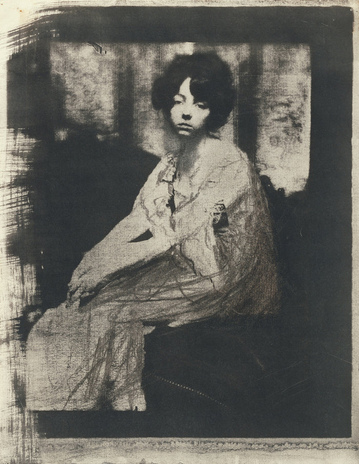 Gertrude Käsebier:[Seated Woman],16x12