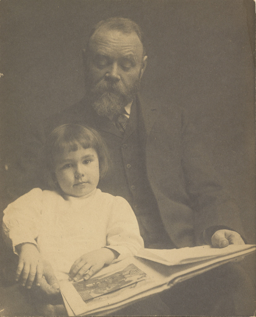 Gertrude Käsebier:[Eduard Käsebier and Grandson Charles O', Poster Print Wall Art