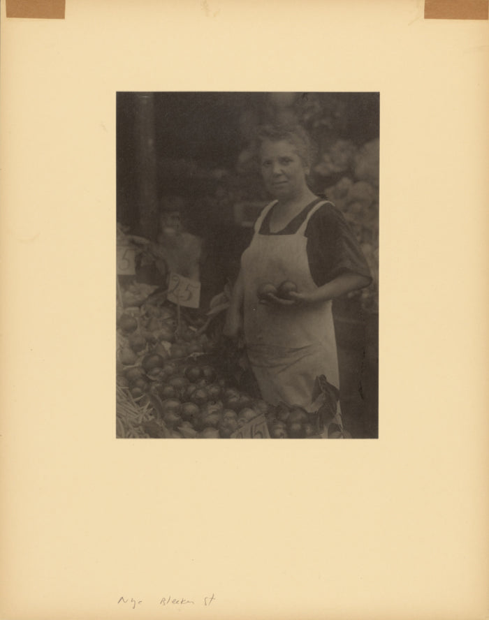 Doris Ulmann:[Woman Grocer on Bleecker Street],16x12