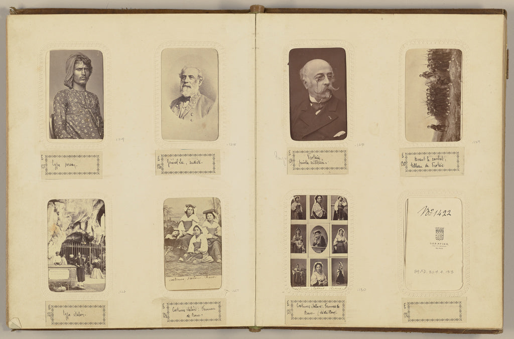 C. Basset:[Catholic Royalist Album of cartes-de-visite], Poster Print Wall Art