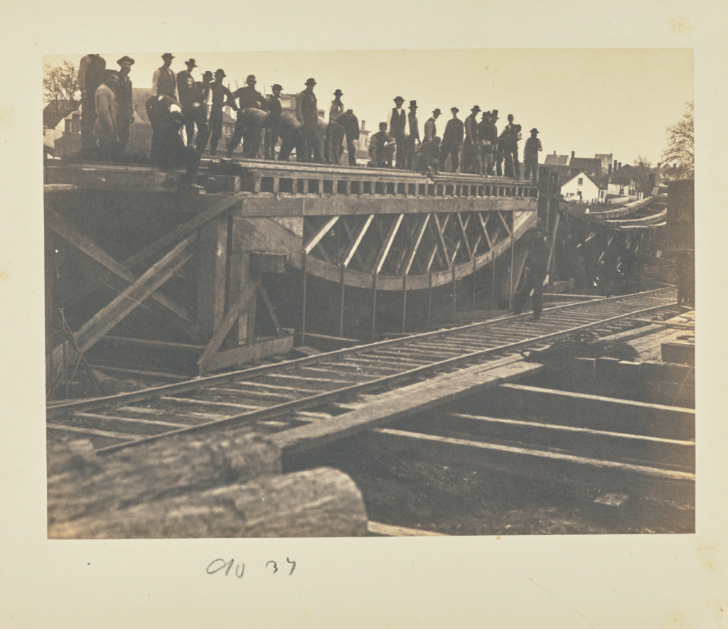 A.J. Russell:[Truss Experiment, Loading Bridge No. 36],16x12"(A3)Poster