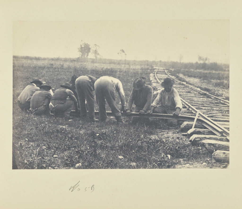 A.J. Russell:[Bending rails],16x12"(A3)Poster