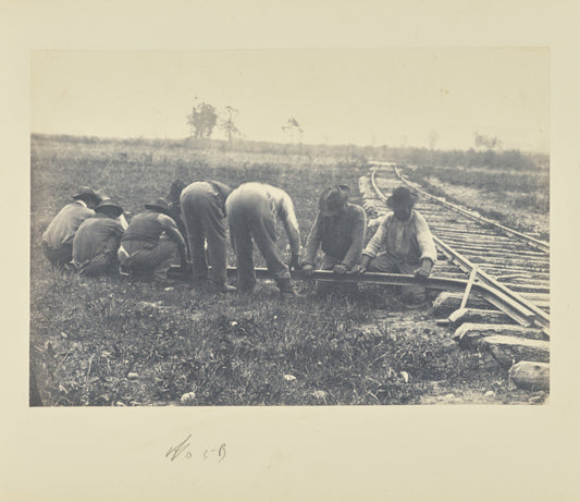 A.J. Russell:[Bending rails],16x12"(A3)Poster