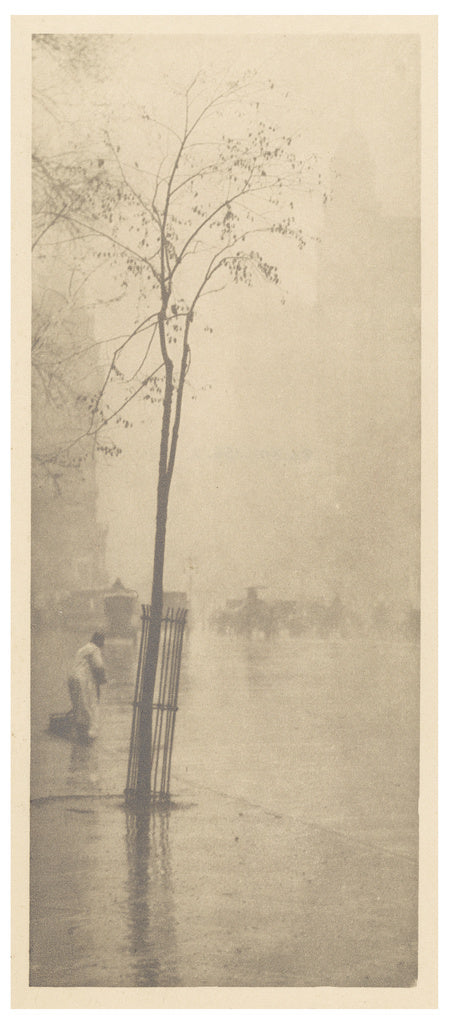 Alfred Stieglitz:Spring Showers - The Street-Cleaner, Poster Print Wall Art