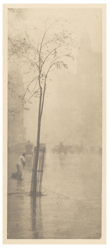 Alfred Stieglitz:Spring Showers - The Street-Cleaner,16x12