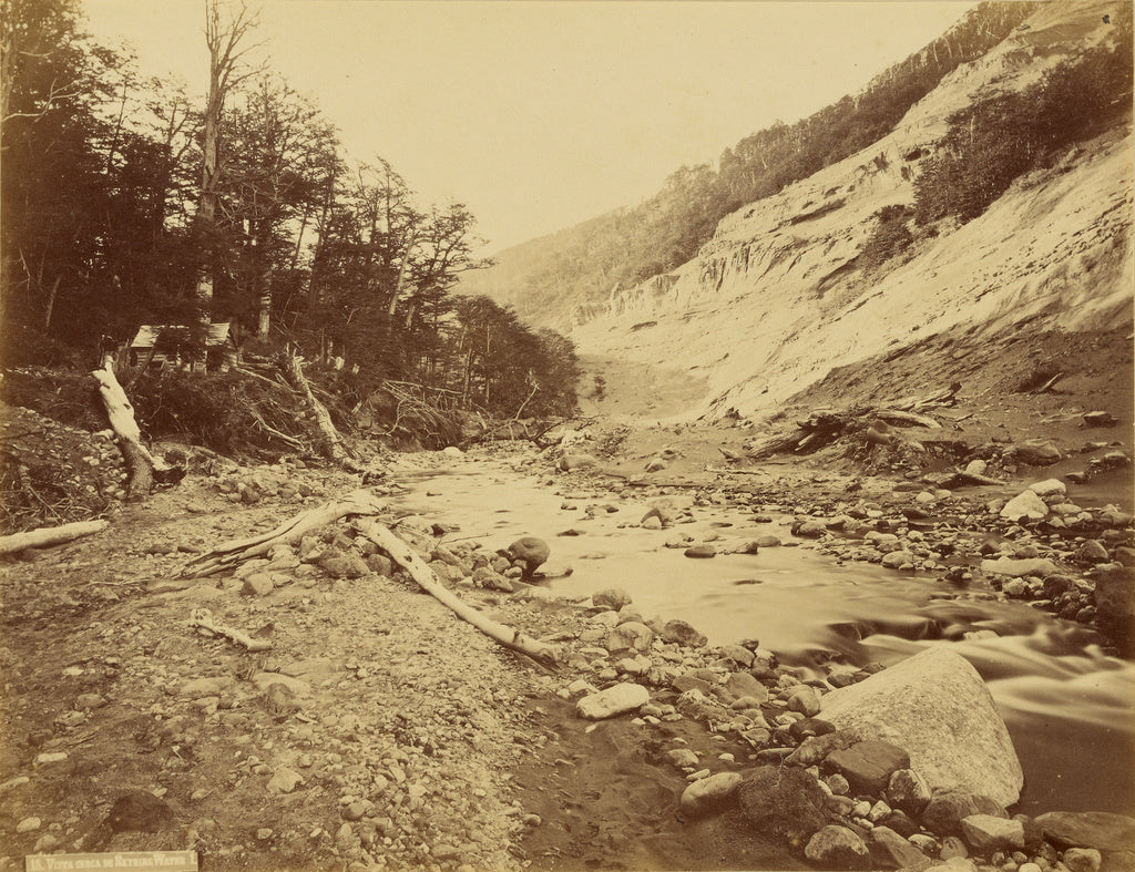 Unknown:Vista cerca de Skyring Water., Poster Print Wall Art