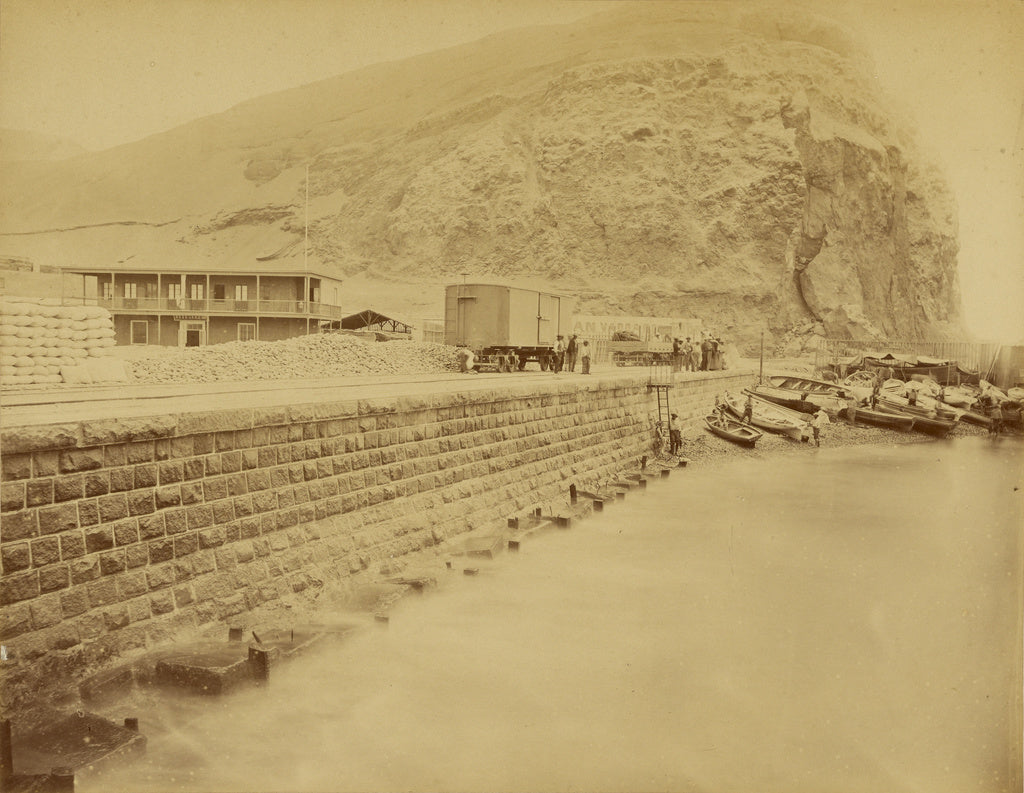 Unknown:Arica, mur de quai., Poster Print Wall Art