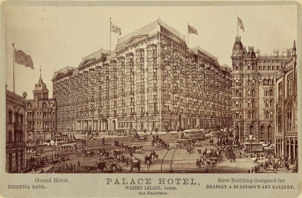 Unknown:Palace Hotel, San Francisco. New Building designed f, Poster Print Wall Art