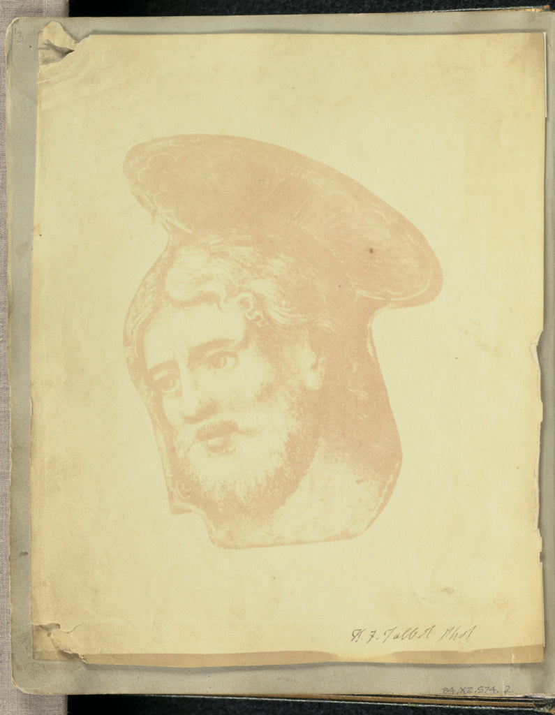 William Henry Fox Talbot:[Head of an Unknown Saint], Poster Print Wall Art