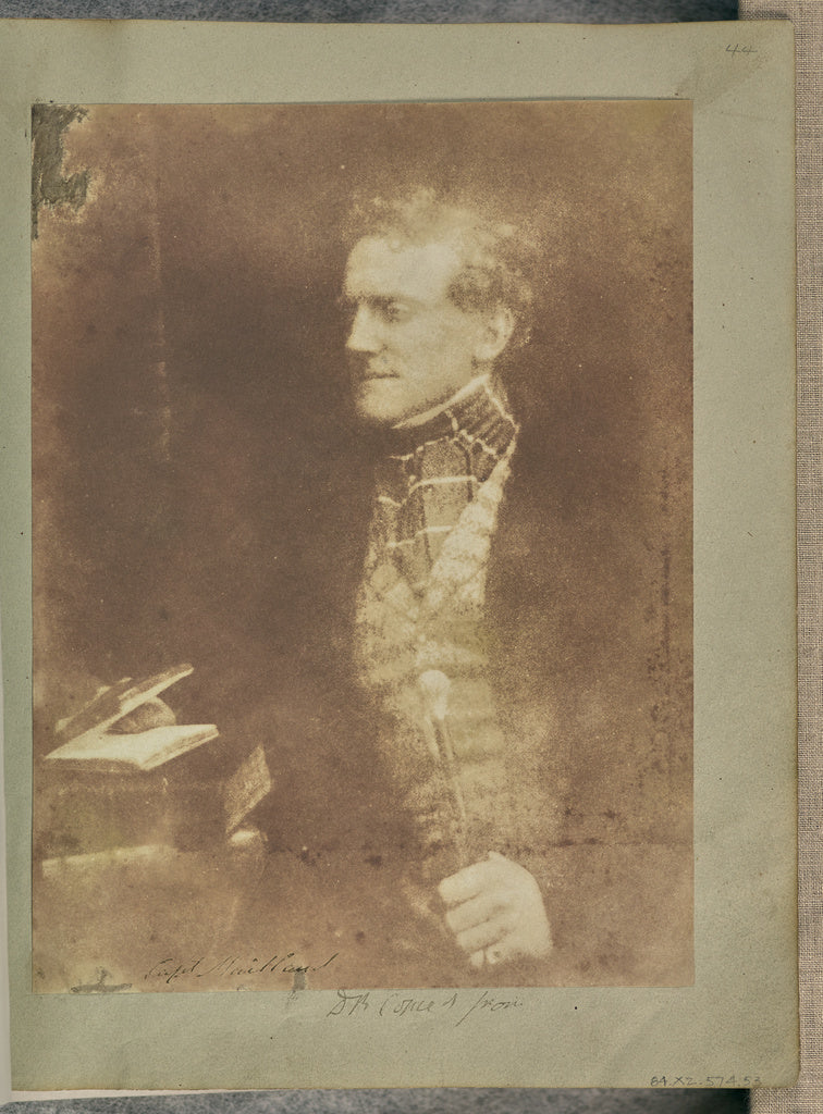 Sir David Brewster:Captain W. Heriot Maitland., Poster Print Wall Art