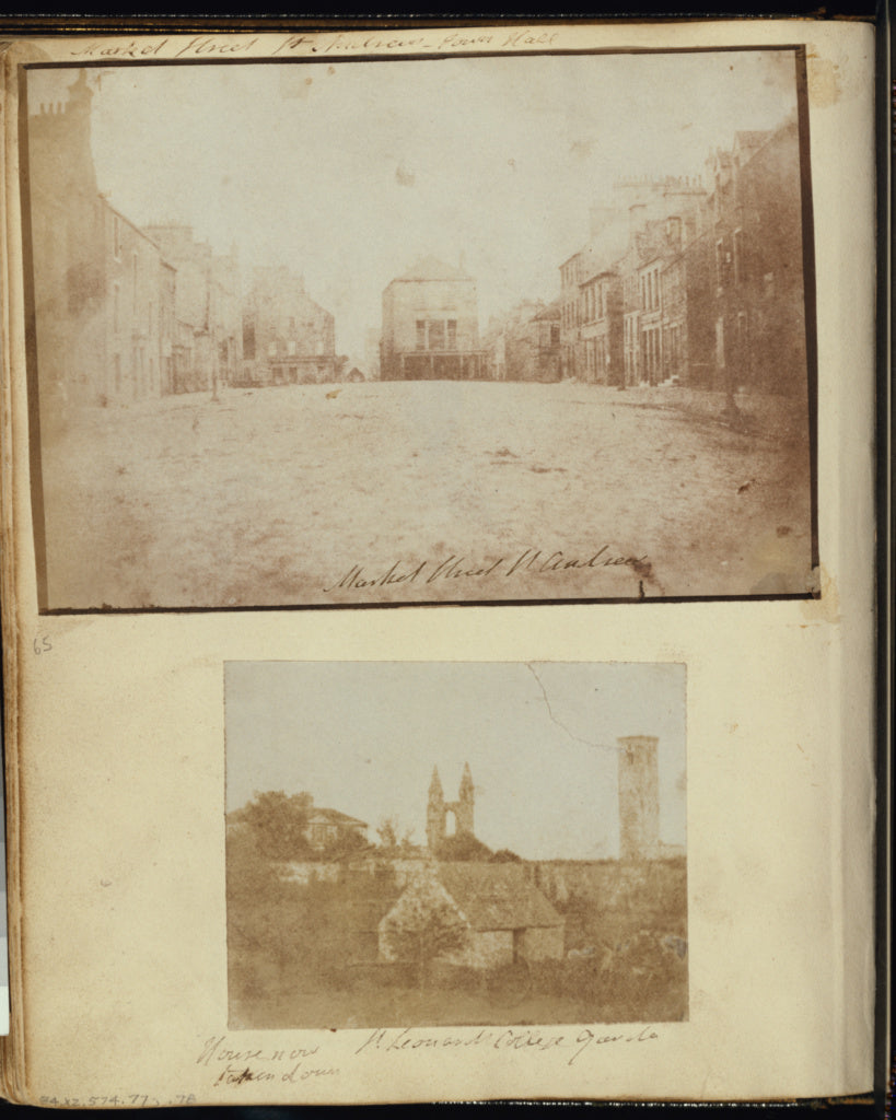 Dr. John AdamsonAttributed to:Market Street St. Andrews with, Poster Print Wall Art