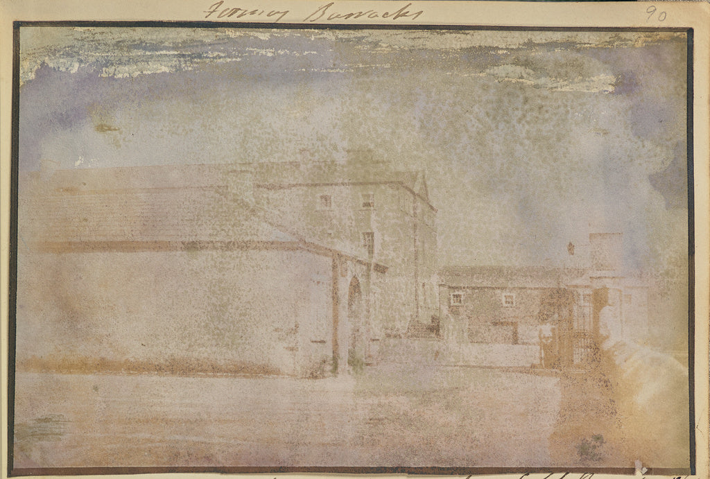 Capt. Henry Craigie Brewster:Army Barracks., Poster Print Wall Art