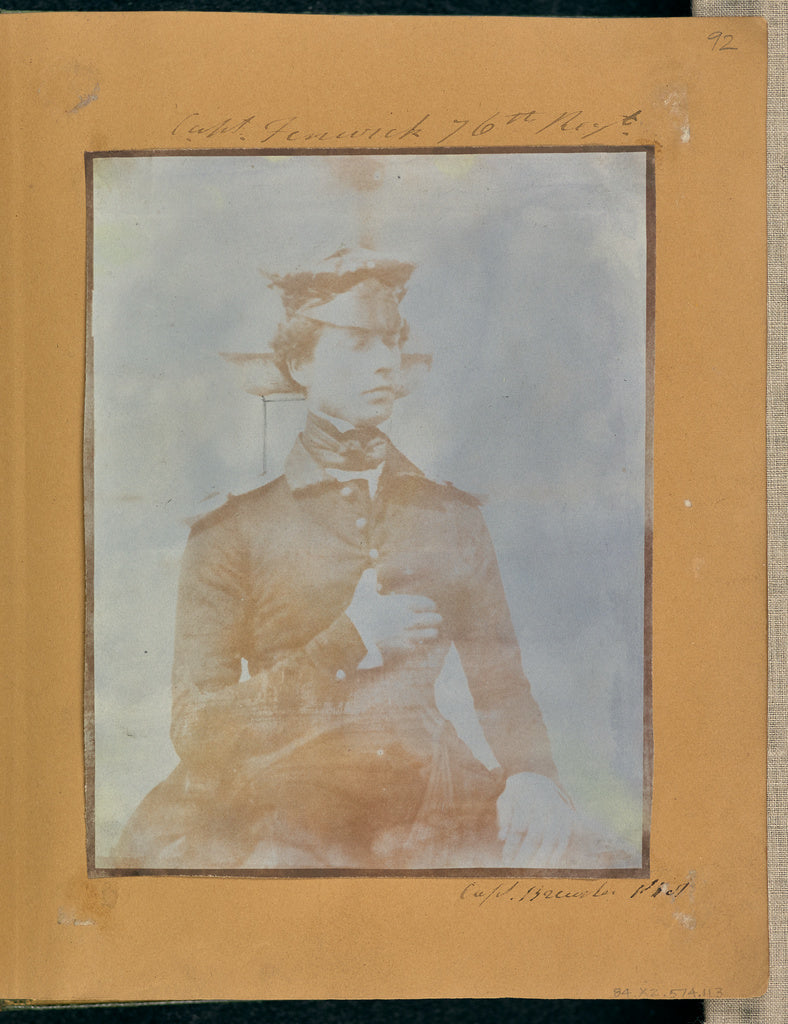Capt. Henry Craigie Brewster:Captain Fenwick., Poster Print Wall Art