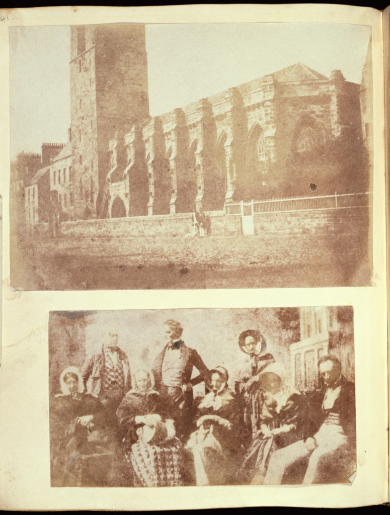 Unknown maker, British:Group Portrait with Seven Figures., Poster Print Wall Art
