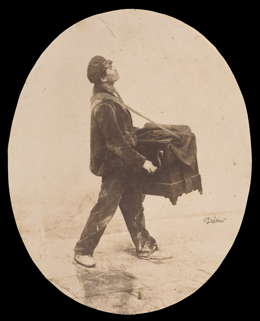André Adolphe-Eugène Disdéri:[Le Joueur d'Orgue (The Organ G, Poster Print Wall Art