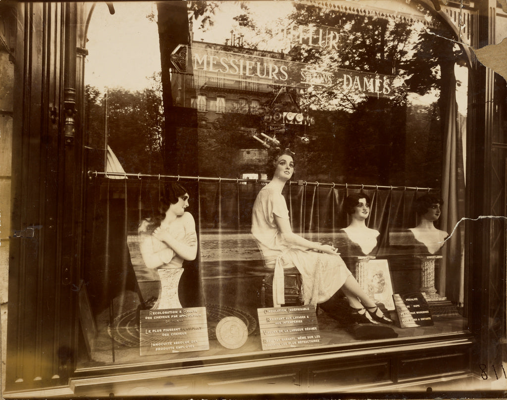 Eugène Atget:[Salon de Coiffure (Hairdresser's Shop)],16x12"(A3)Poster