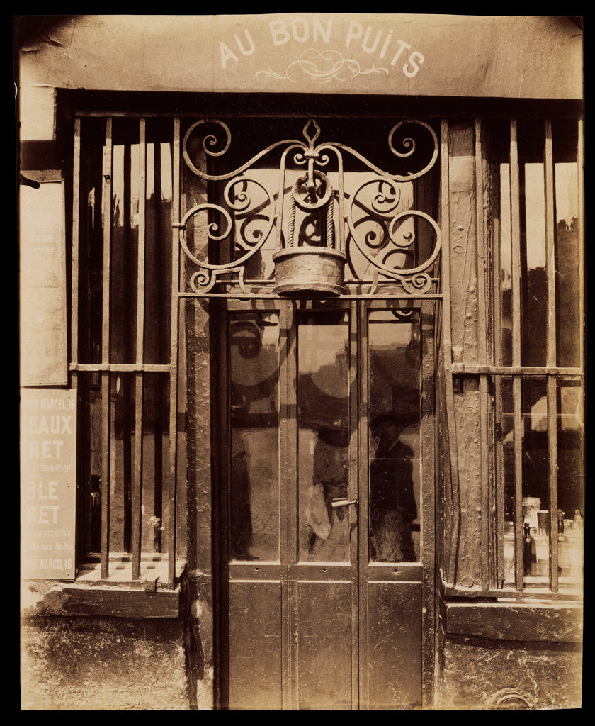 Eugène Atget:Au bon puits, rue Michel Le Conte, 36 (IIIe), Poster Print Wall Art