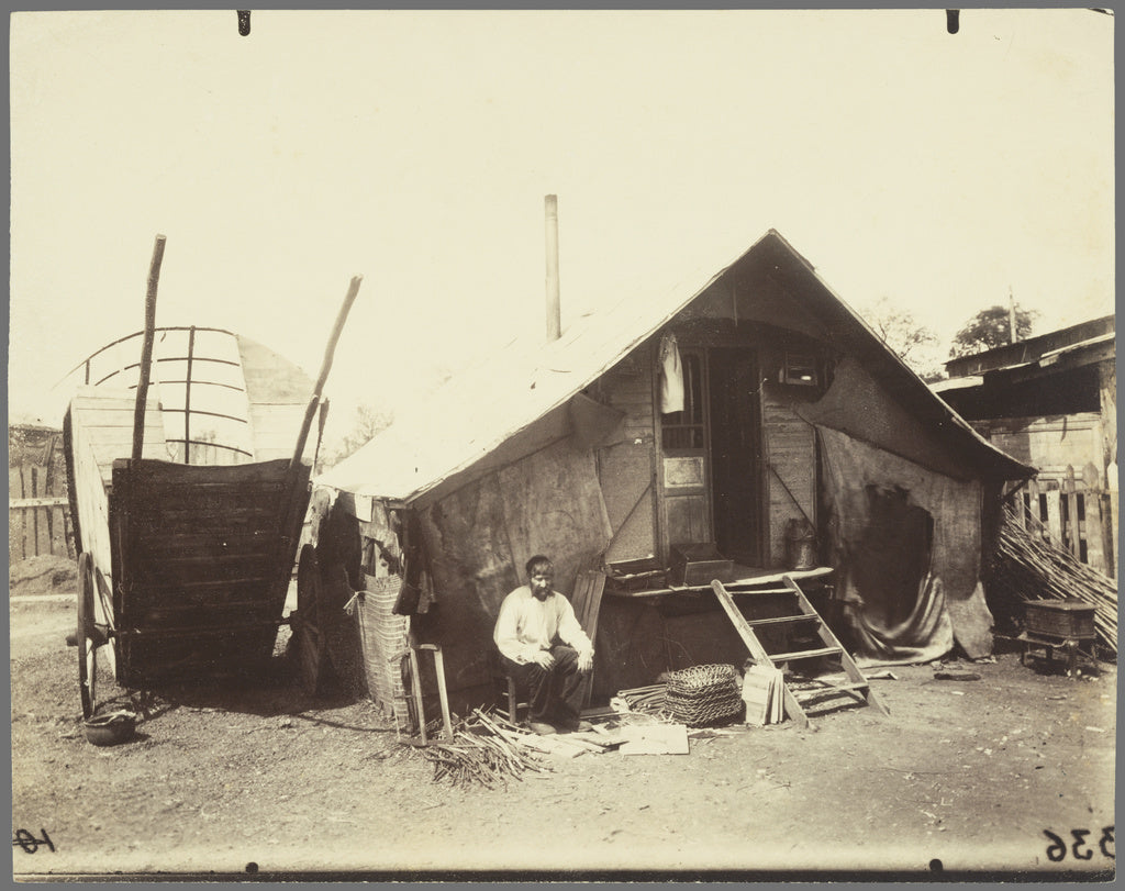 Eugène Atget:Porte d'Ivry, Zoniers,16x12"(A3)Poster