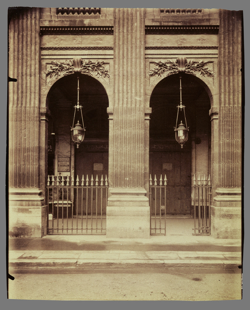 Eugène Atget:Palais-Royal, Poster Print Wall Art