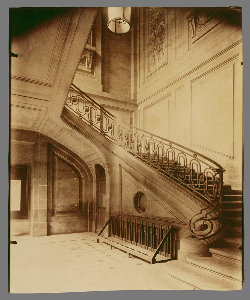 Eugène Atget:Hôtel de Fleury, 28 Rue des Saints-Pères, Poster Print Wall Art