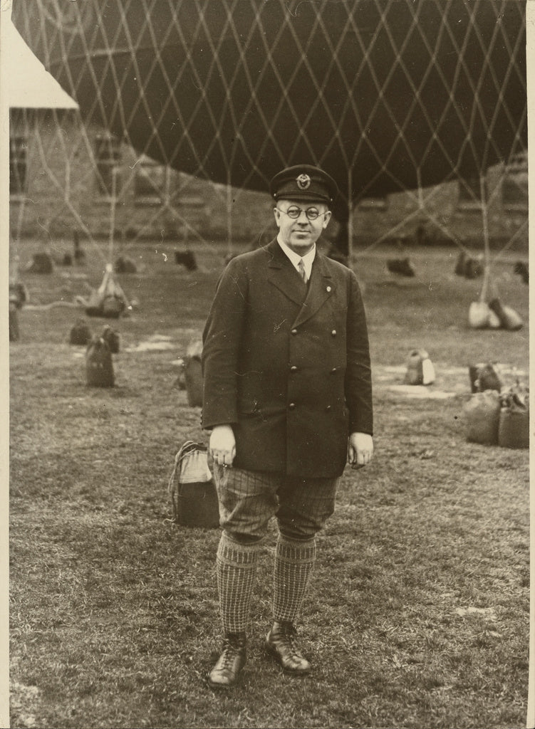 Robert Petschow:[Portrait of a Balloonist], Poster Print Wall Art