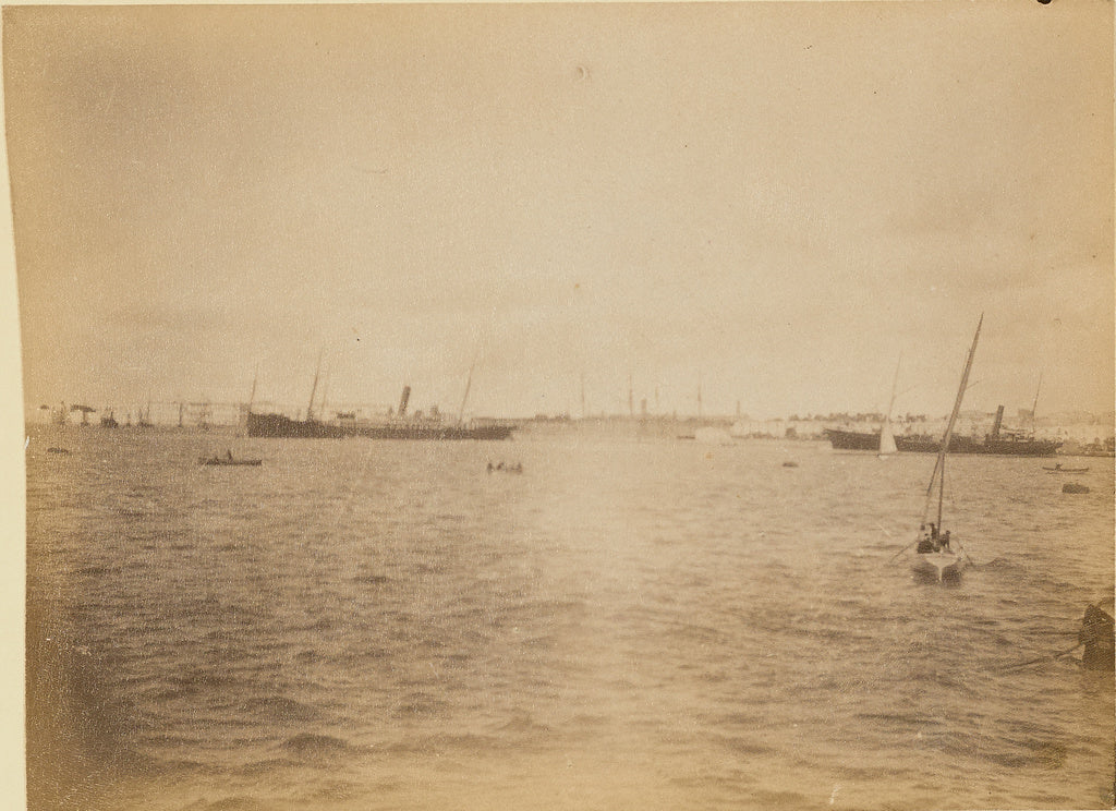 Unknown:[Boats on the water], Poster Print Wall Art