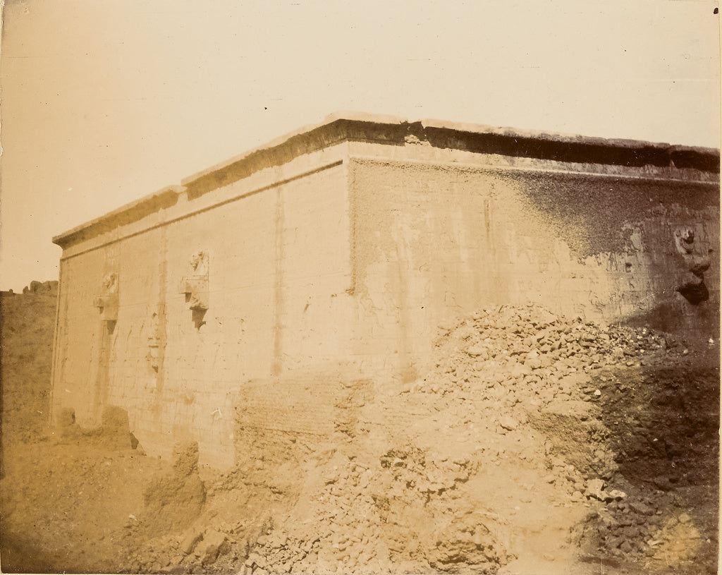 Unknown:[Rectangular stone building], Poster Print Wall Art