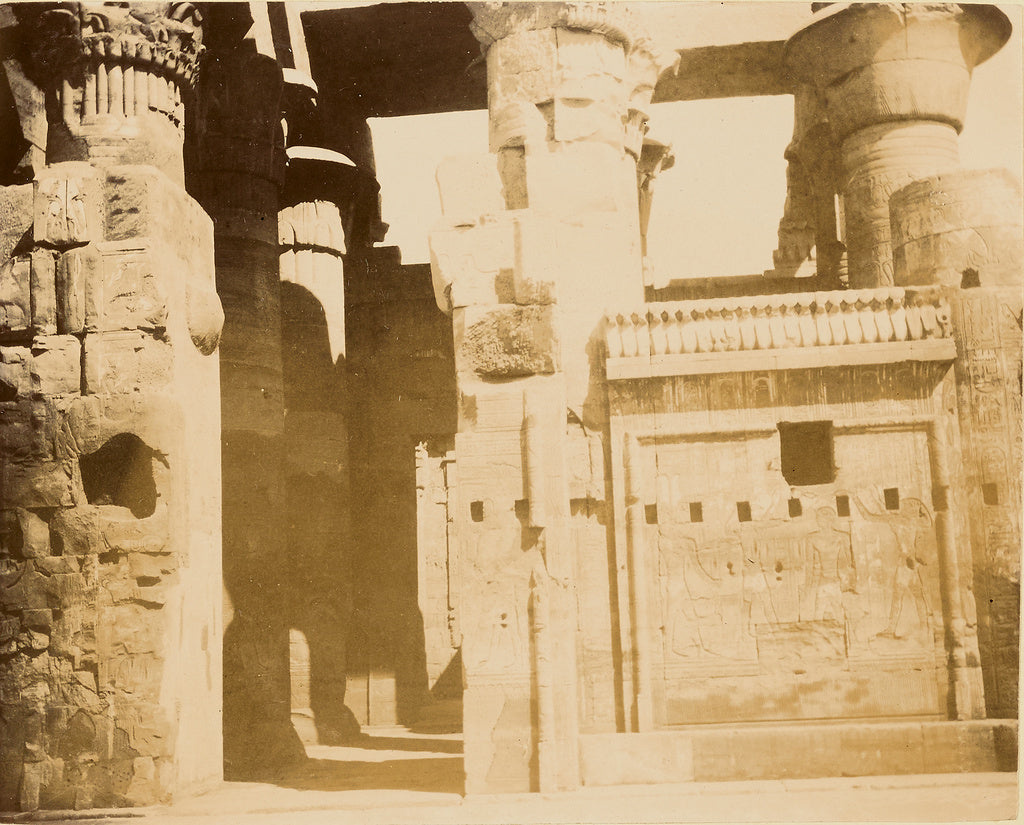 Unknown:[Egyptian temple ruins], Poster Print Wall Art