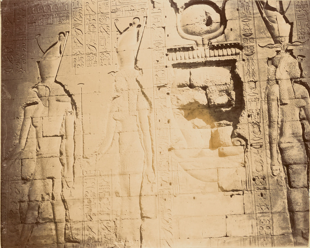 Unknown:[Wall with hieroglyphs],16x12"(A3)Poster