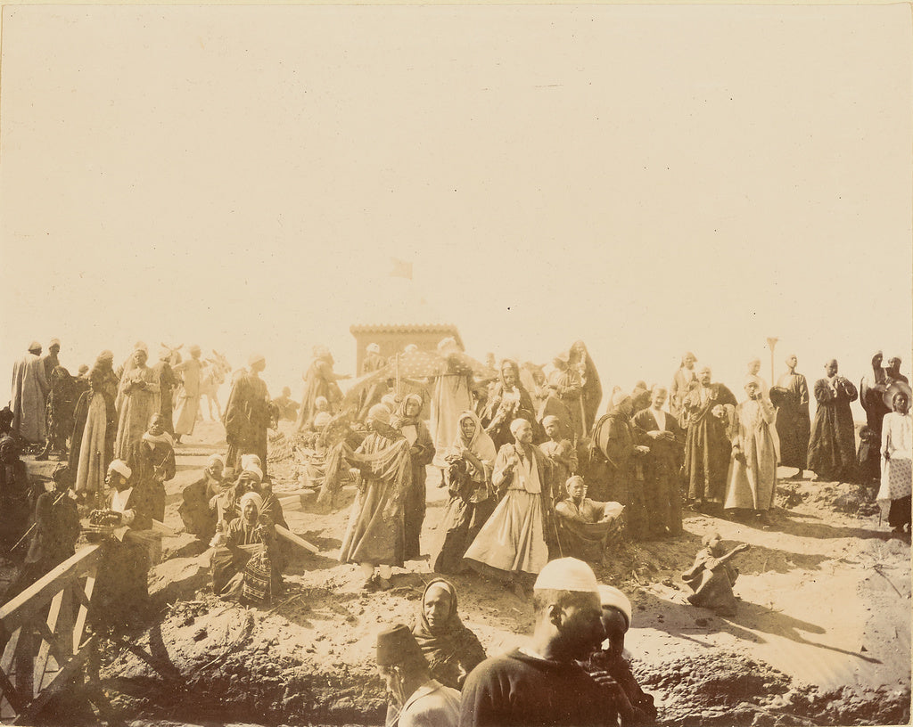 Unknown:[Crowd of people], Poster Print Wall Art