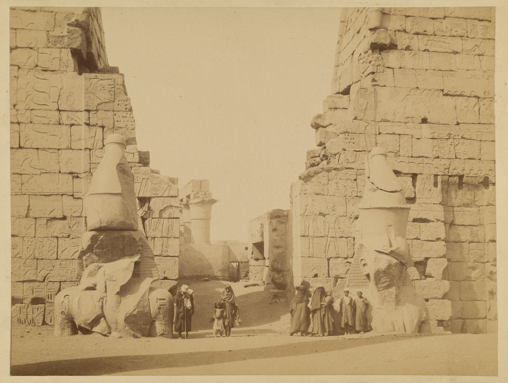 Antonio Beato:[Temple of Luxor], Poster Print Wall Art