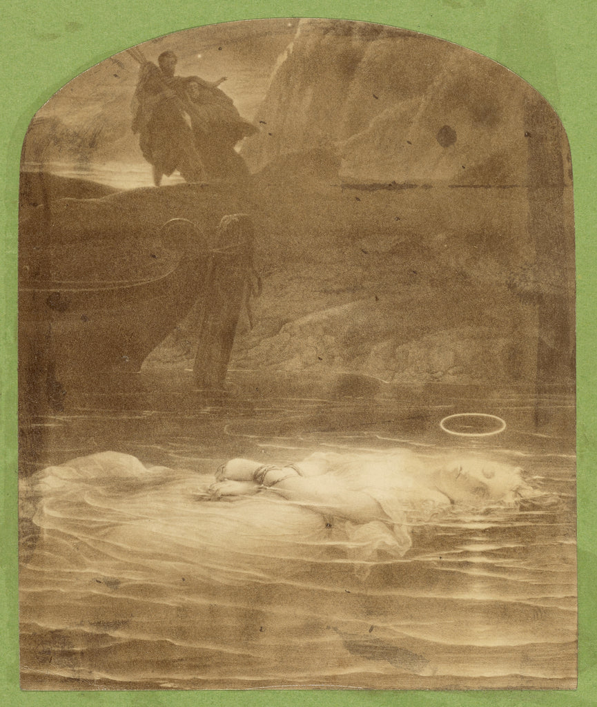 Unknown maker, British:[The Young Martyr by Paul Delaroche],16x12"(A3)Poster