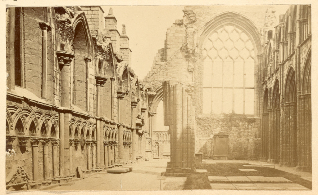 Unknown:[Ruins of Holyrood Abbey], Poster Print Wall Art