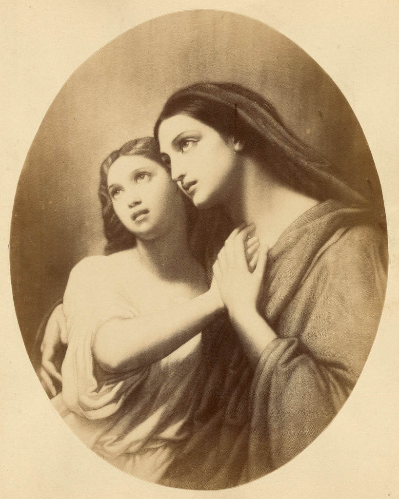 Unknown:["Foi et Espérance" by Ary Scheffer], Poster Print Wall Art