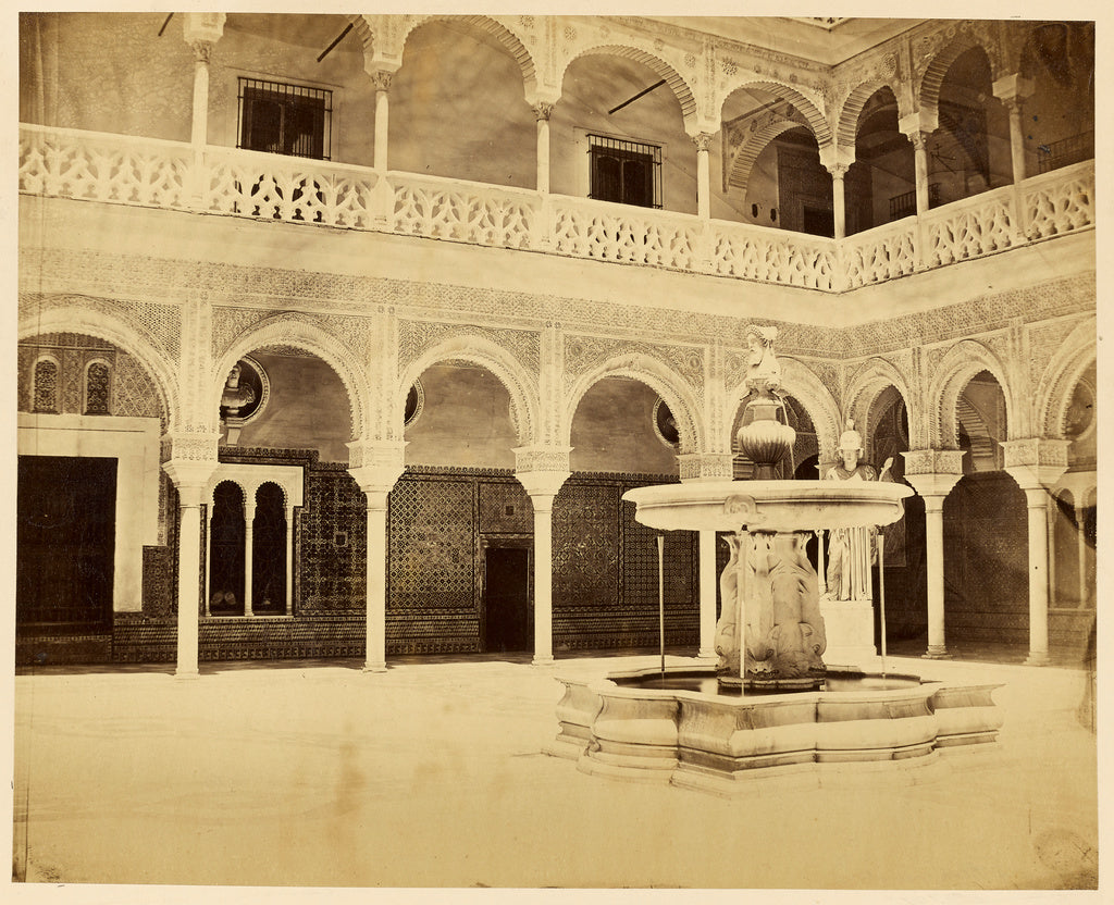 H. Laurent:[House of Pilate, Seville], Poster Print Wall Art