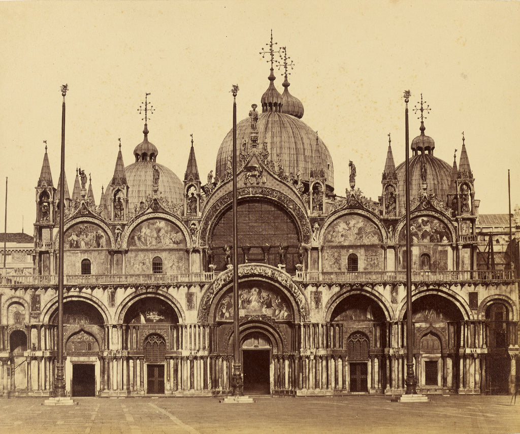 Unknown maker, Italian:[Saint Mark's Basilica], Poster Print Wall Art